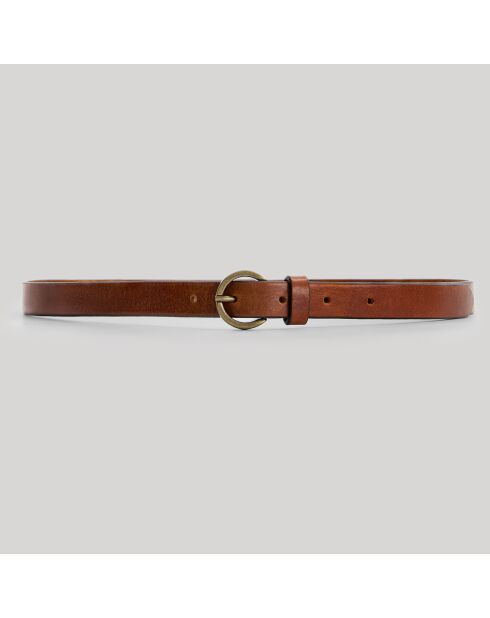 Ceinture en Cuir D'Amour brun