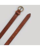 Ceinture en Cuir D'Amour brun
