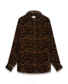 Chemise en Velours Cadix léopard