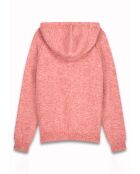 Pull à Capuche en Alpaga & Laine mélangés Macle blush d'hiver