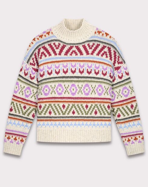 Pull en Laine mélangée Mayalen multicolore