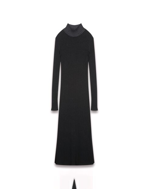 Robe en Laine & Cachemire Maous noire