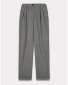 Pantalon en Laine mélangée Poète gris