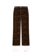 Pantalon en Velours Pèlerin léopard