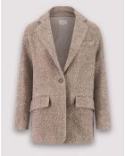 Veste en Laine mélangée Vittorio brun