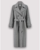 Manteau en Laine mélangée Valencien gris
