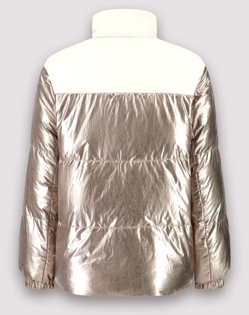 Doudoune Volfy Foil écru/bronze