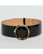 Ceinture en Cuir Lauren noire