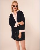 Cardigan en Laine & Alpaga Ginger nocturne