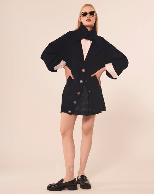 Cardigan en Laine & Alpaga Ginger nocturne