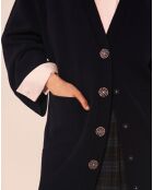 Cardigan en Laine & Alpaga Ginger nocturne