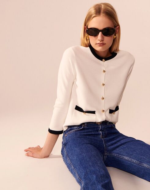 Cardigan Georgina écru