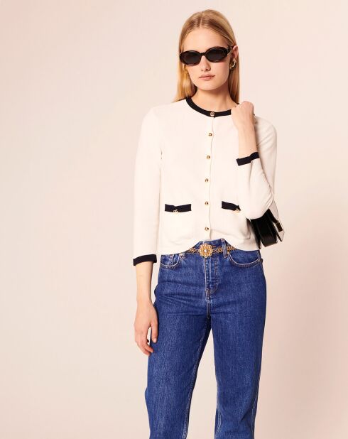 Cardigan Georgina écru
