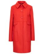 Manteau en Laine mélangée Maja vermillon
