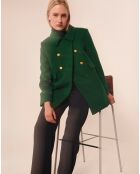 Manteau en Laine mélangée Marc émeraude