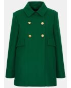 Manteau en Laine mélangée Marc émeraude