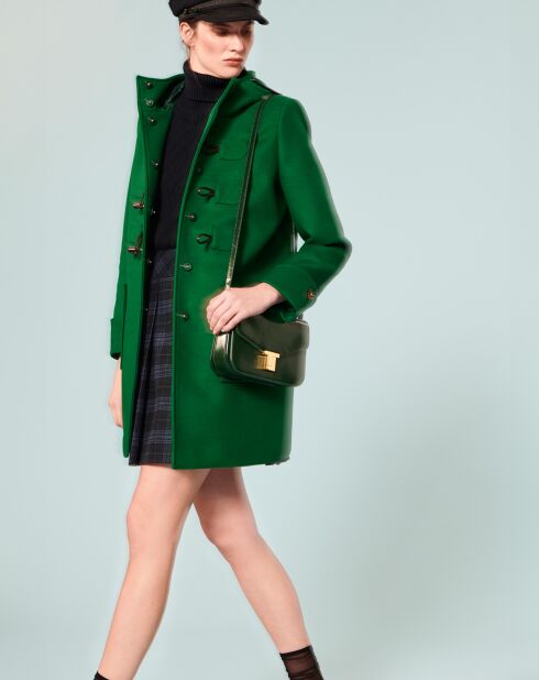 Manteau en Laine mélangée Manoelli émeraude