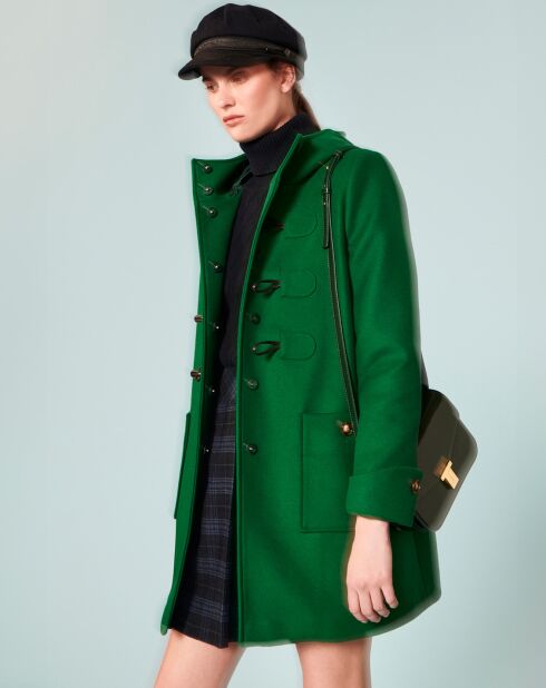 Manteau en Laine mélangée Manoelli émeraude