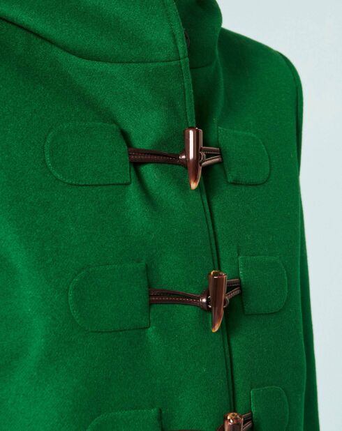 Manteau en Laine mélangée Manoelli émeraude