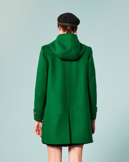 Manteau en Laine mélangée Manoelli émeraude