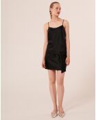 Débardeur en satin Tess noir