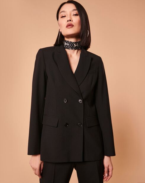 Veste en Laine mélangée Valentia noire