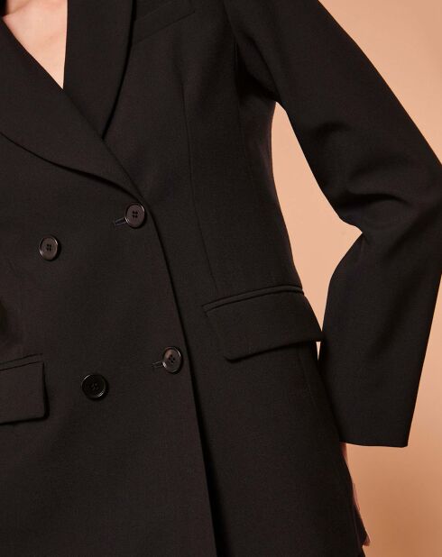 Veste en Laine mélangée Valentia noire
