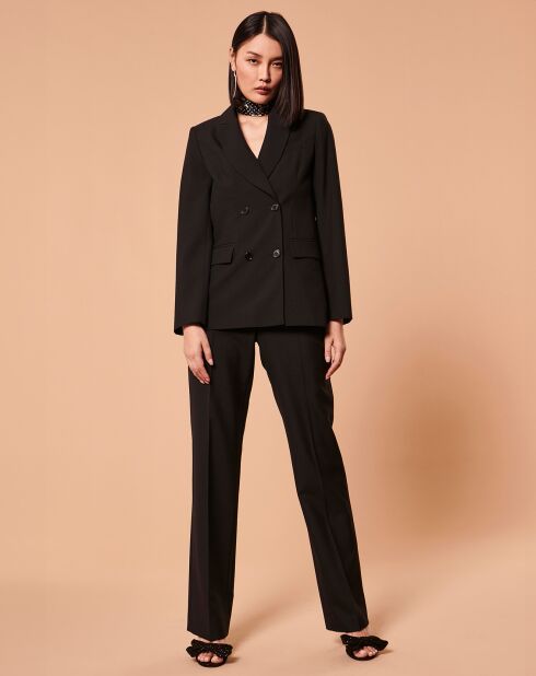 Veste en Laine mélangée Valentia noire