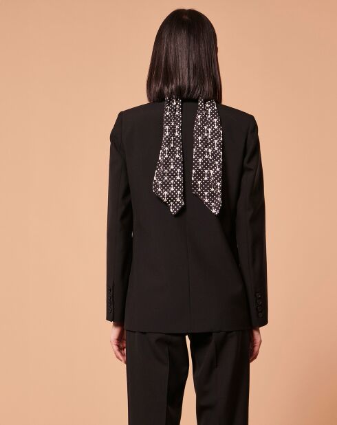 Veste en Laine mélangée Valentia noire
