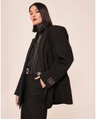 Veste en Laine mélangée Vlad noire