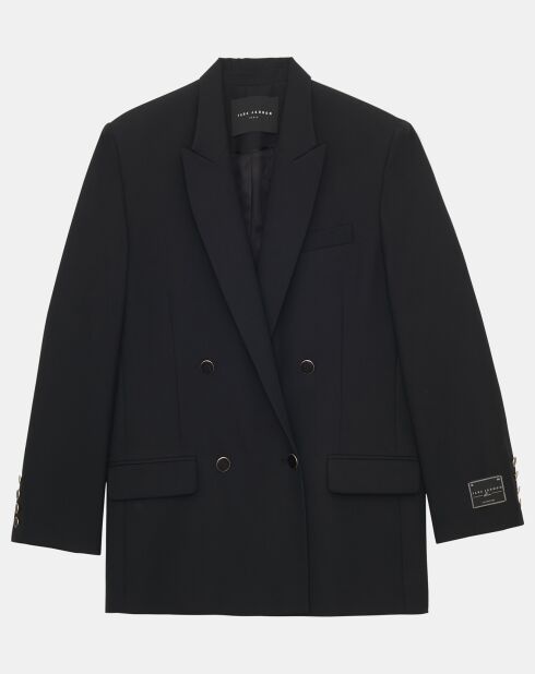 Veste en Laine mélangée Vlad noire
