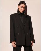 Veste en Laine mélangée Vlad noire