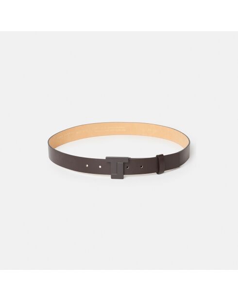 Ceinture en Cuir 8 Bis Belt chocolat