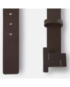 Ceinture en Cuir 8 Bis Belt chocolat