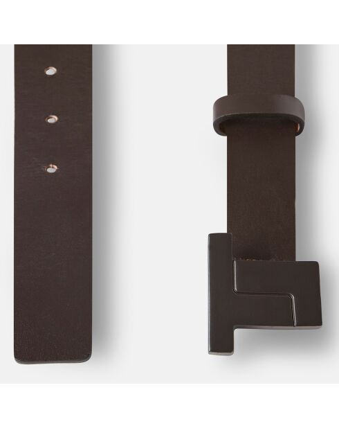Ceinture en Cuir 8 Bis Belt chocolat