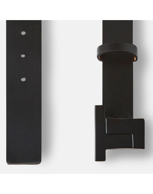 Ceinture en Cuir 8 Bis Belt noire