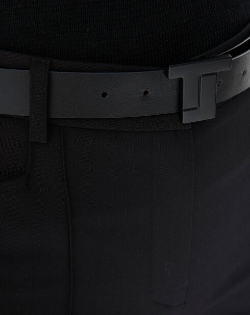 Ceinture en Cuir 8 Bis Belt noire