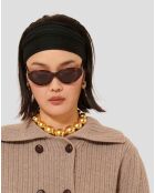 Cardigan 100% Laine Goldie noisette