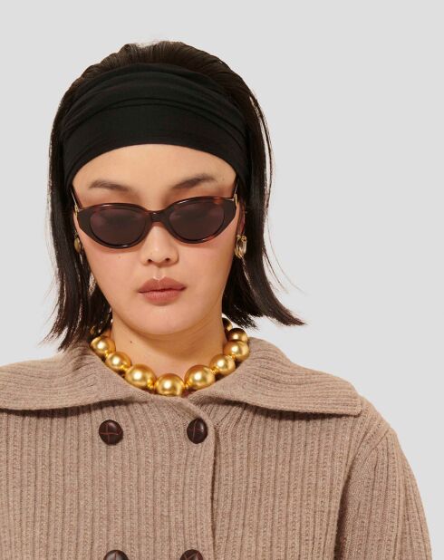 Cardigan 100% Laine Goldie noisette