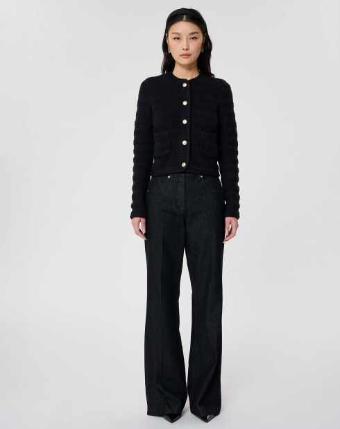 Gilet en Coton & Laine Giuda nuit