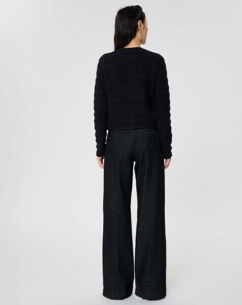 Gilet en Coton & Laine Giuda nuit