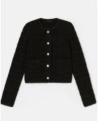 Gilet en Coton & Laine Giuda nuit