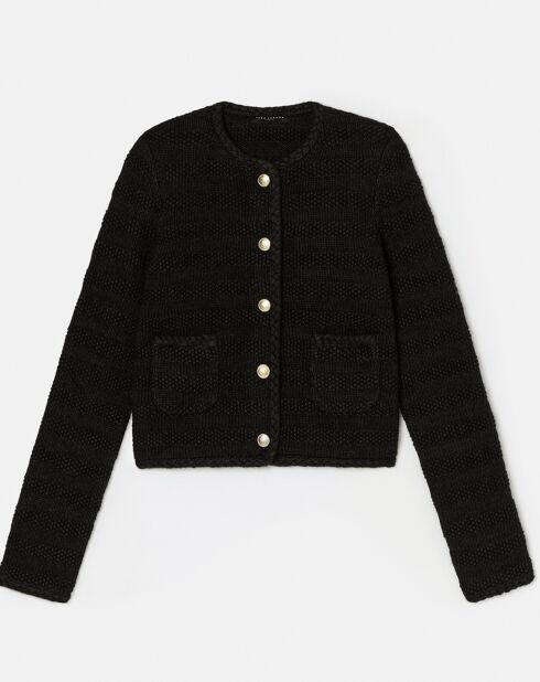 Gilet en Coton & Laine Giuda nuit