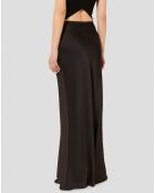 Jupe en satin Jesta noire