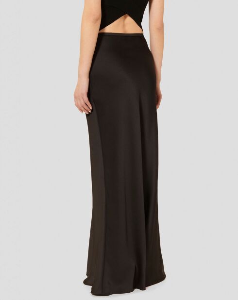 Jupe en satin Jesta noire
