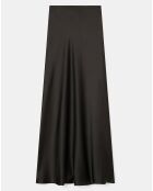 Jupe en satin Jesta noire