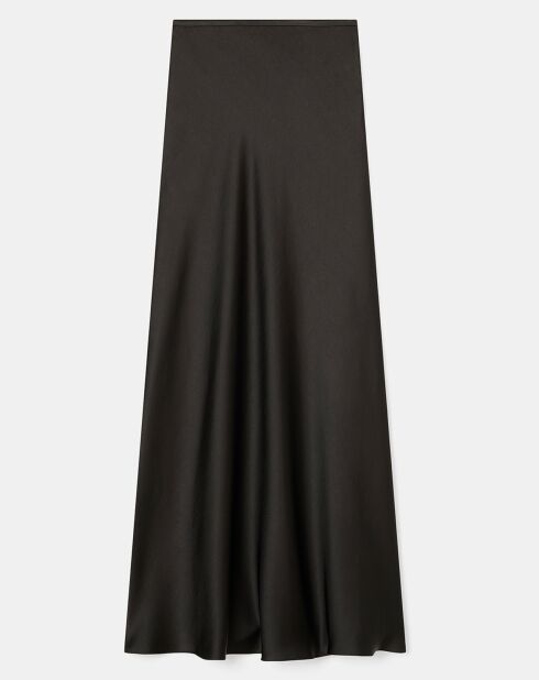Jupe en satin Jesta noire