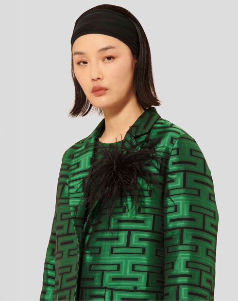 Manteau Martin imprimé vert