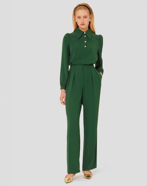 Pantalon Parigi vert