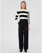 Pantalon en Laine mélangée Parigi noir
